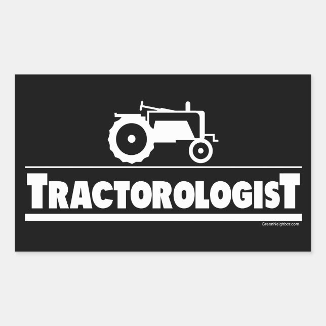 Tractorologist - Tractor Sticker (Front)