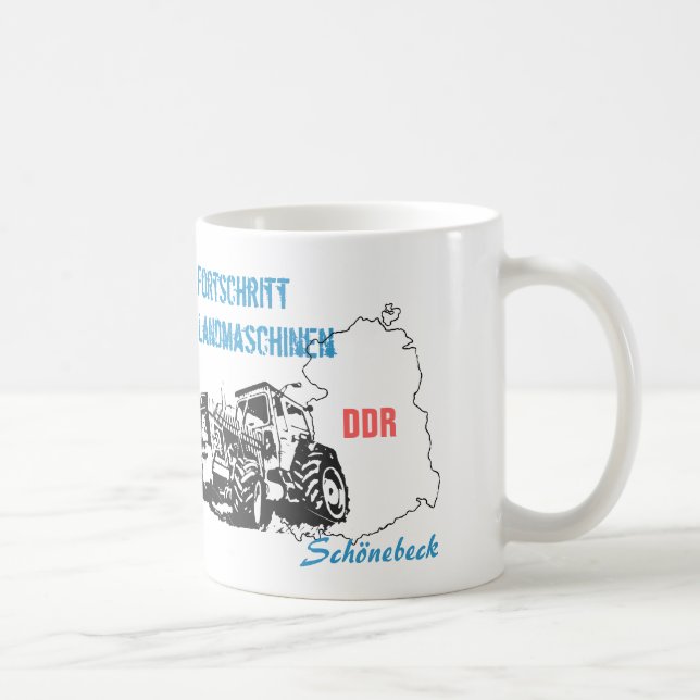 Tractors DDR. Design Coffee Mug (Right)