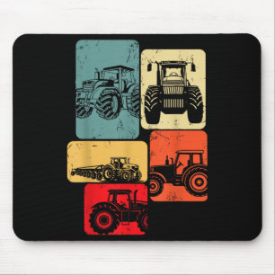 Tractors Farm Kids Boys Mouse Pad
