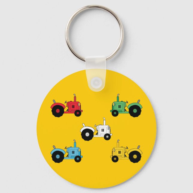Tractors Keychain (Front)