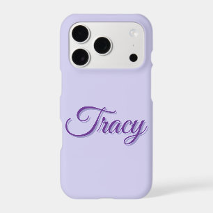 Tracy Girls Name In Purple,