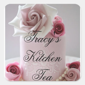 Tracy's Kitchen Tea Square Sticker