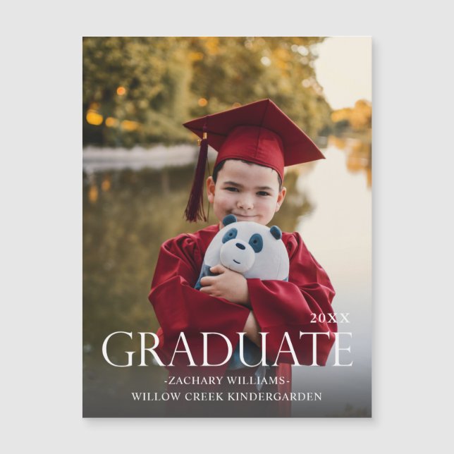 Trad Graduate 3M & Photo Graduation Magnet Lighter (Front)