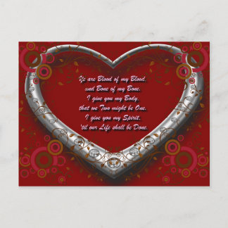 Trad. Scot Love Vow: Blood of my Blood - Autumnal Postcard