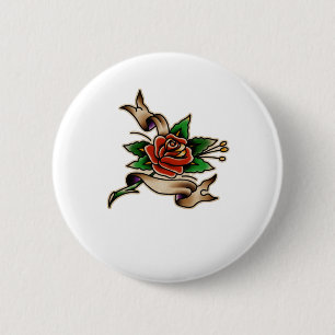 Trad Tattoo 005 Sticker  2 Inch Round Button