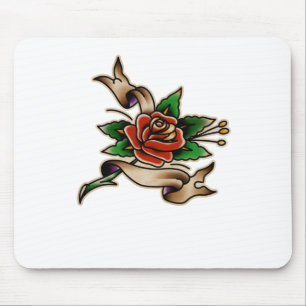 Trad Tattoo 005 Sticker Mouse Pad