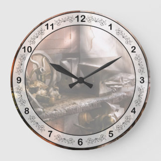 Trade - Blacksmith - In my Grandfather's Workshop Large Clock
