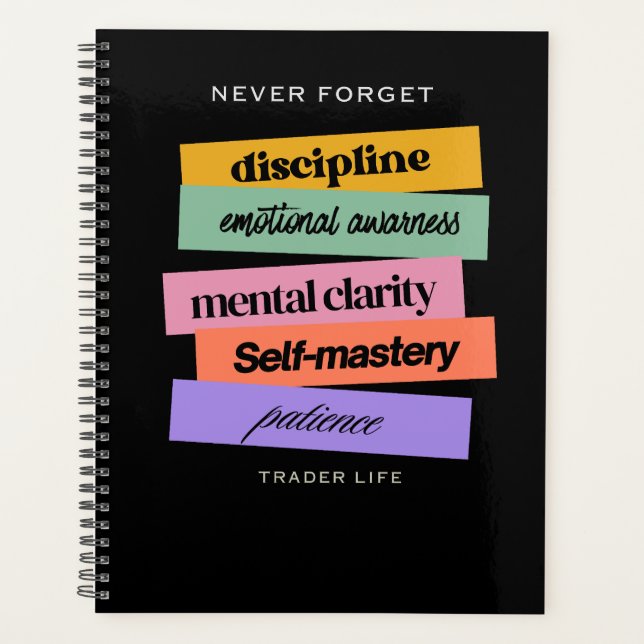Trade design | Reminder | Motivation Planner (Front)