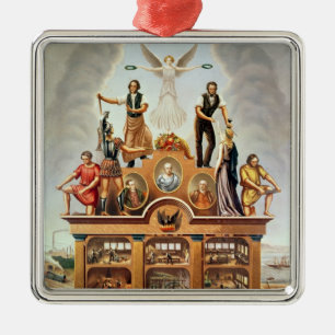 Trade Emblem of the Amalgamated Society Metal Ornament