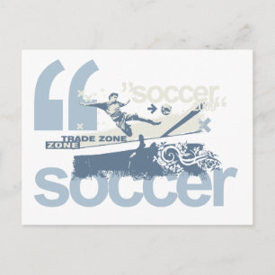 Trade Zone Soccer T-shirts and Gifts Postcard