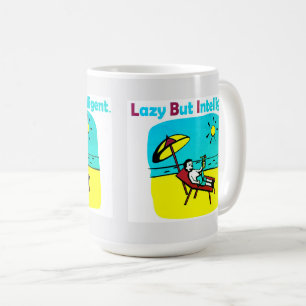 TRADEMARK LAZY BUT INTELLIGENT  COFFEE MUG