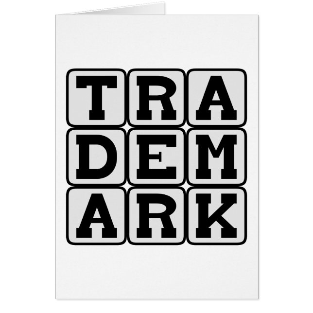 Trademark, Registered Symbol (Front)