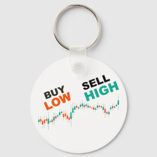 Trader Heartbeat Pulse Crypto Keychain