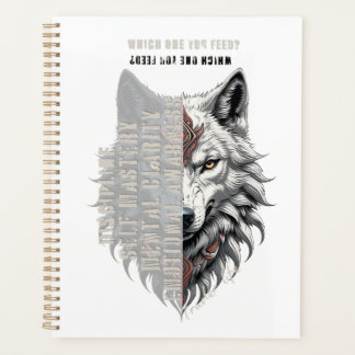 Trader life | Front white wolf | Back black wolf Planner