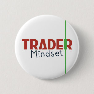 Trader Mindset – Discipline, Focus, Trading Psycho 2 Inch Round Button