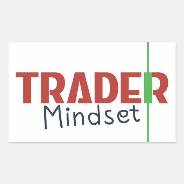 Trader Mindset – Discipline Focused Trading Sticker (Front)