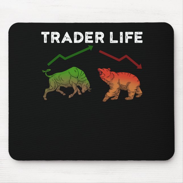 Trader Stock Gifts Day Trading Gift Market Forex Mouse Pad (Front)