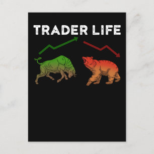 Trader Stock Gifts Day Trading Gift Market Forex Postcard