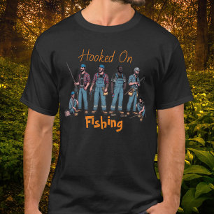 Trades Men/Hooked On Plumbing/Fishing T-Shirt