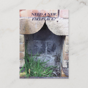 TRADES. NEW FIREPLACES. BUSINESS CARD