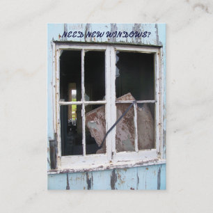 TRADES. NEW WINDOWS. BUSINESS CARD