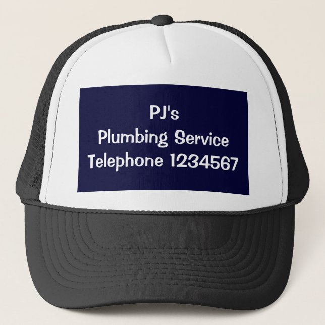 TRADES - PLUMBERS TRUCKER HAT (Front)