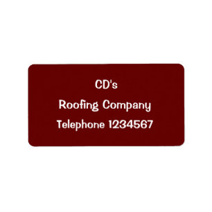 TRADES, ROOFING LABEL