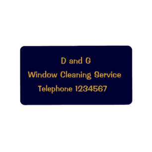 TRADES, WINDOW CLEANING LABEL