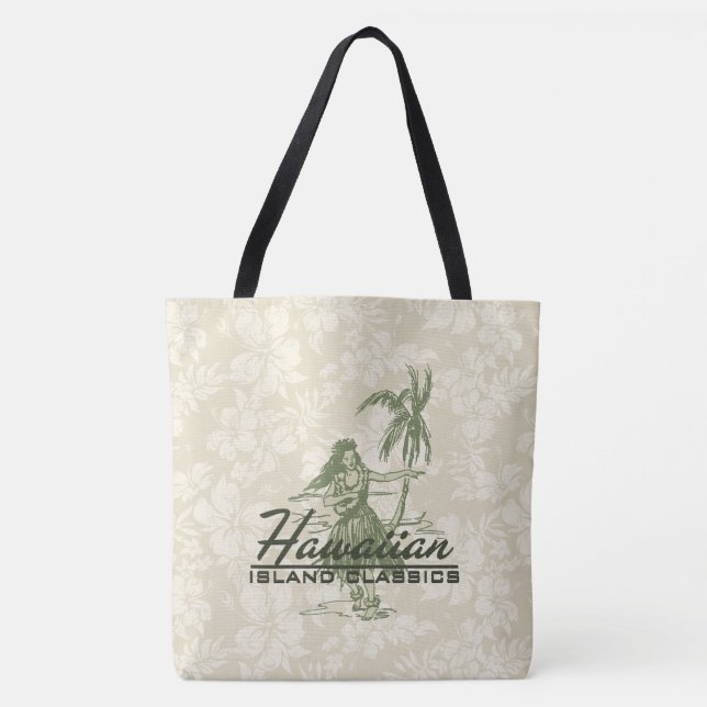 Tradewinds Hawaiian Island Hula Hibiscus Beach Sac (Devant)