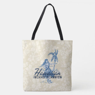 Tradewinds Hawaiian Island Hula Hibiscus Beach Sac