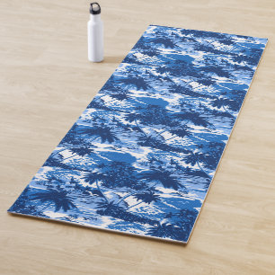 Tradewinds Hula Girl Reverses to Hawaiian Hibiscus Yoga Mat