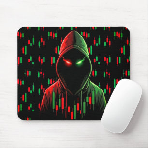 Trading Chart Pattern Streetwear Red Green Candle Mouse Pad
