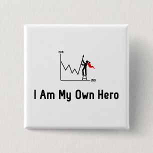 Trading Hero 2 Inch Square Button