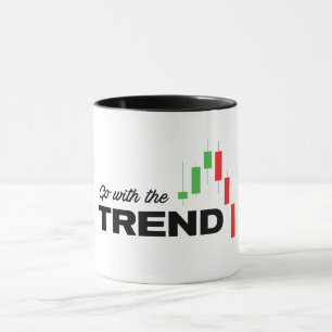Trading Mug - Go with the trend