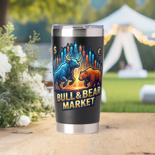 Trading Unlimited Stock Market Chart Athletic Insulated Tumbler