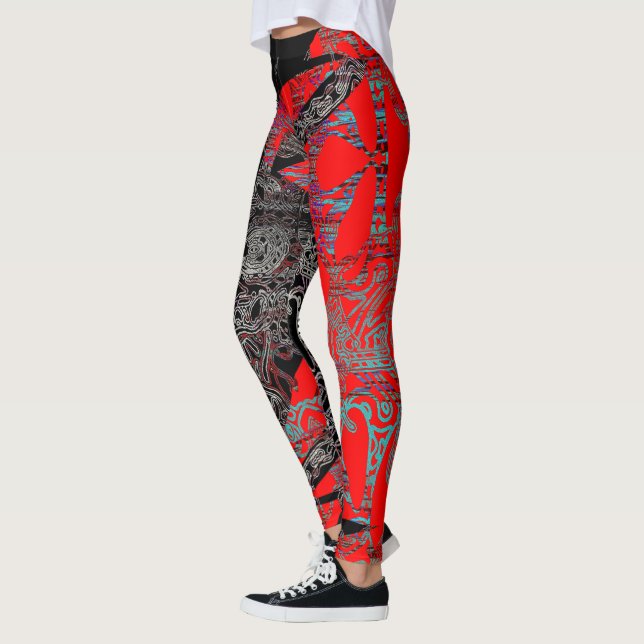 Trading Your Heroes for Ghosts Leggings (Left)