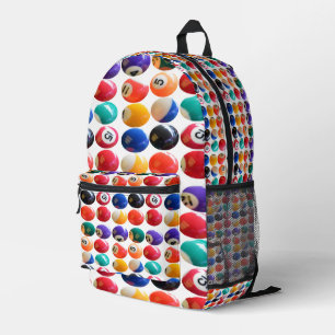 Tradition Colour And Numbered Eightballs, Backpack
