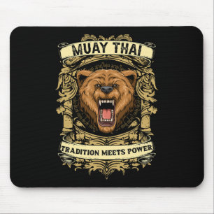 Tradition Meets Power - Kickboxing And Muay Thai G Mouse Pad
