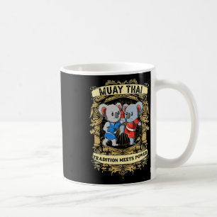 Tradition Meets Power - Kickboxing And Muay Thai K Coffee Mug
