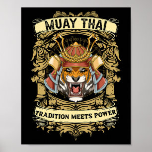 Tradition Meets Power - Kickboxing And Muay Thai S Poster