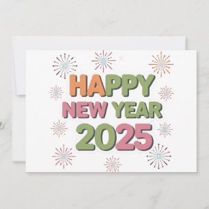Tradition Meets Style: Happy New Year 2025 Cards