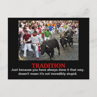 Tradition Postcard