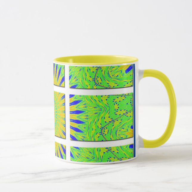 Traditional African Black 11 oz Ringer Mug (Right)