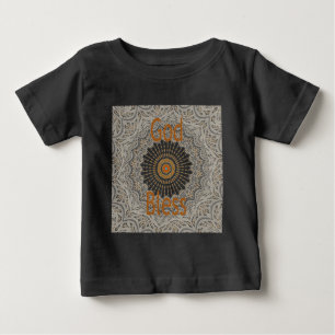 Traditional African Motif Design Art Print Baby T-Shirt
