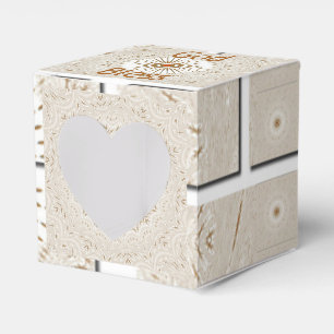 Traditional African Motif Design Art Print Favor Box