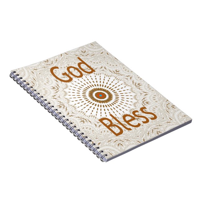 Traditional African Motif Design Art Print Notebook (Right Side)