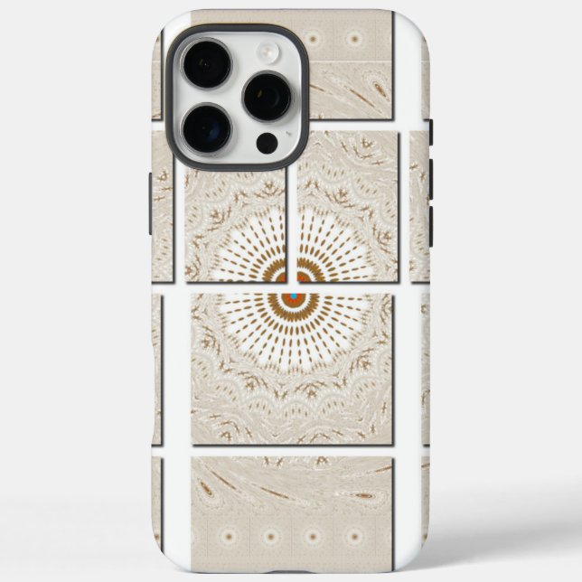 Traditional African Motif Mosaic Art Print. Case-Mate iPhone Case (Back)
