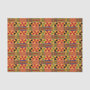 Traditional African Pinwheel Kente K70 Tissue Paper