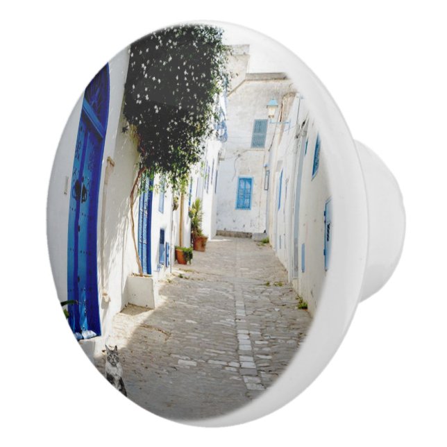 Traditional alley ceramic knob (Right)