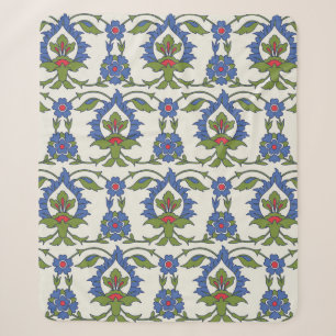 Traditional Arabic seamless ornament. Turkish, Izn Sherpa Blanket